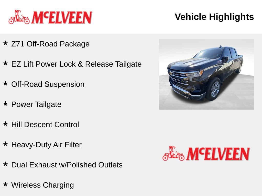 Used 2024 Chevrolet Silverado 1500 LTZ w/ Z71 Off-Road Package image 6