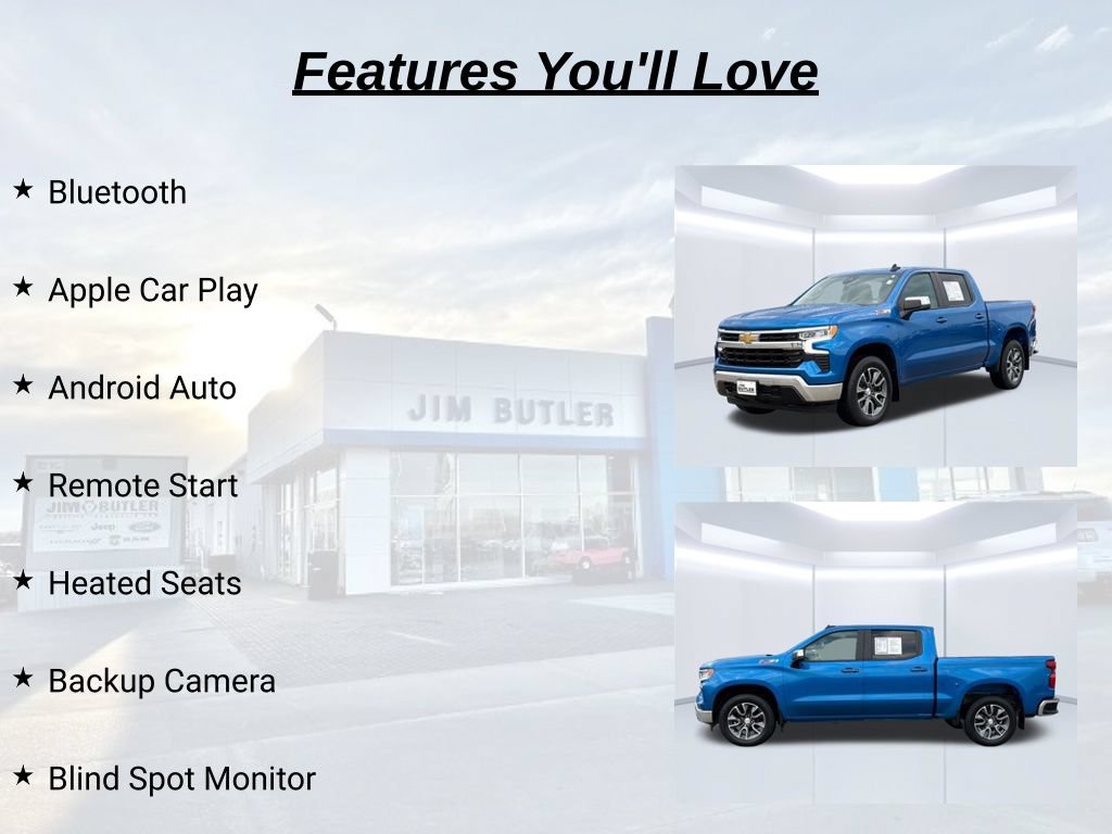 Used 2023 Chevrolet Silverado 1500 LT w/ Z71 Off-Road Package AWD/4WD image 8