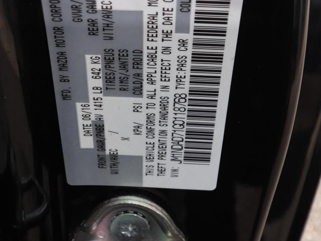 Used 2016 MAZDA MX-5 Miata Grand Touring RWD image 24
