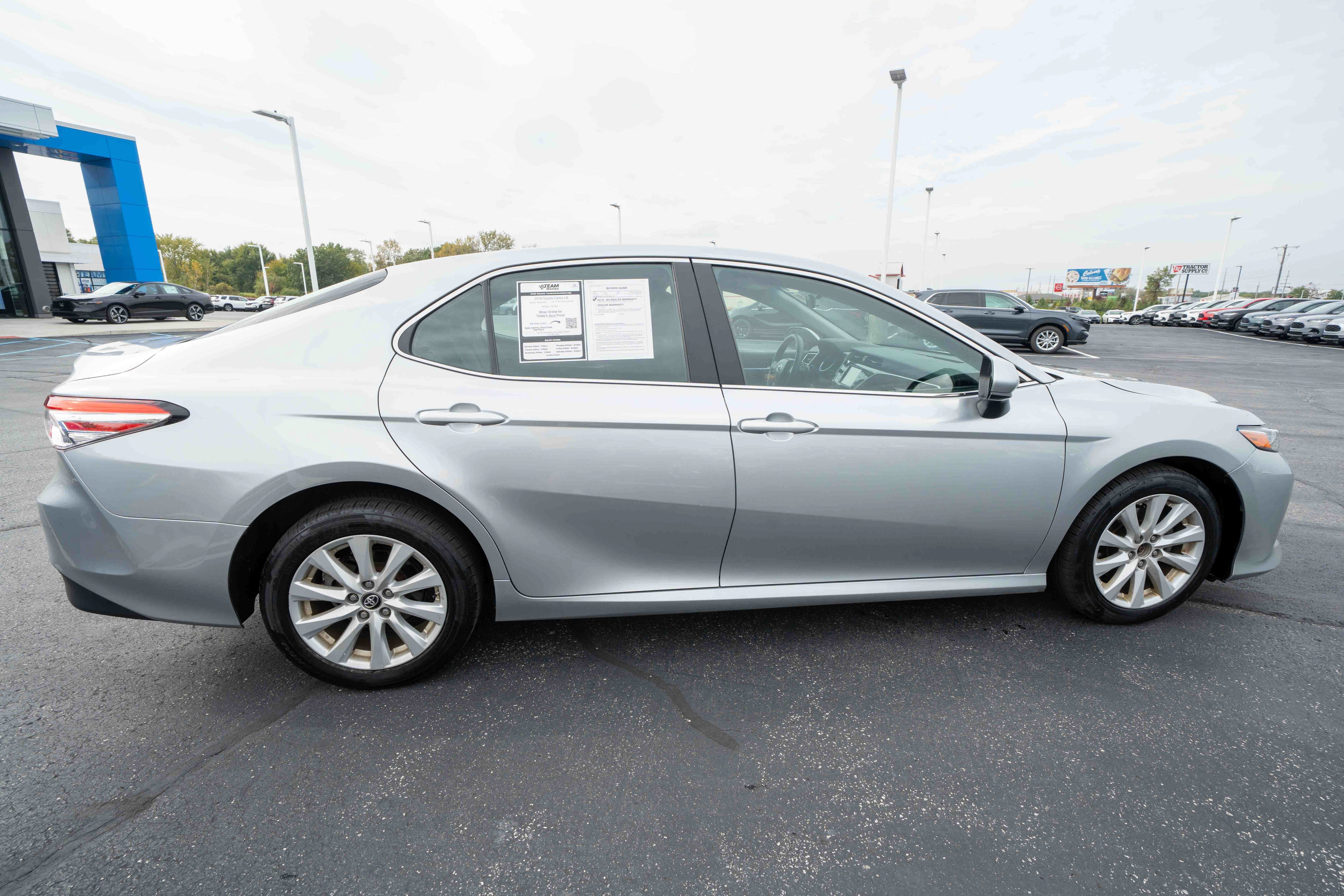 Used 2018 Toyota Camry LE w/ Protection Package (Q2) FWD image 6