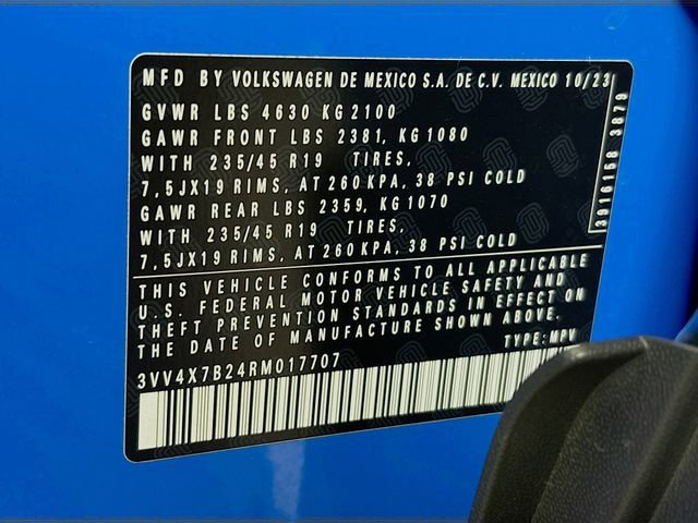 Certified 2024 Volkswagen Taos SEL image 33