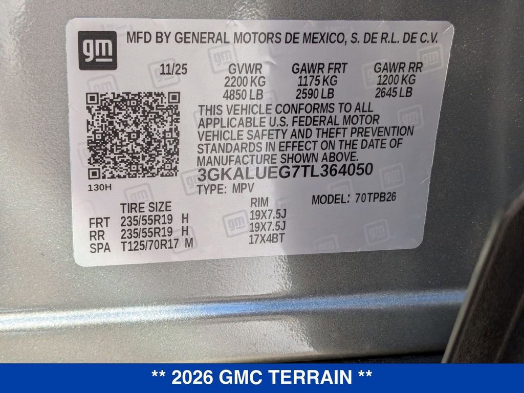 New 2026 GMC Terrain Elevation w/ Black Edition AWD/4WD image 36