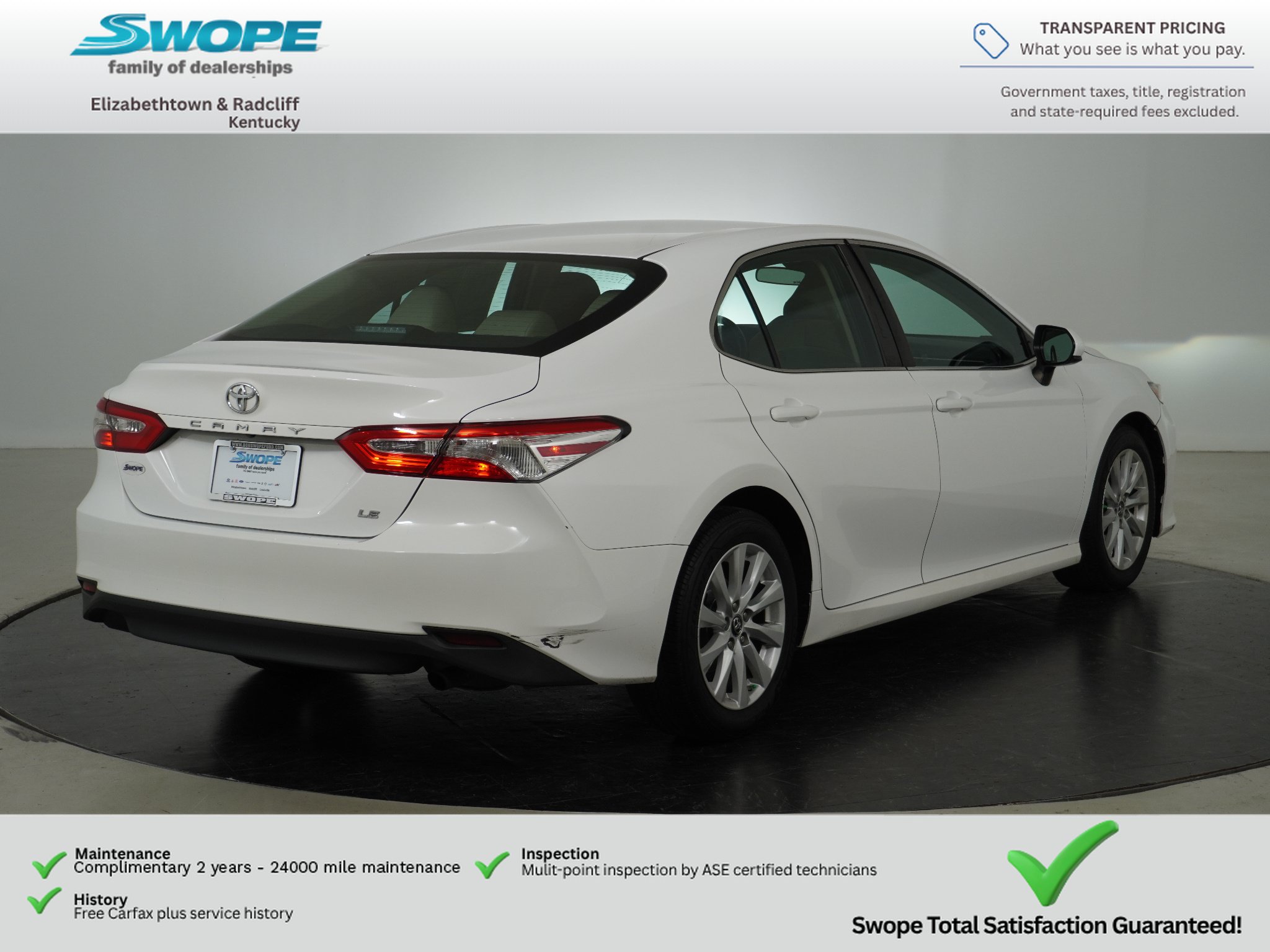 Used 2018 Toyota Camry LE FWD image 3
