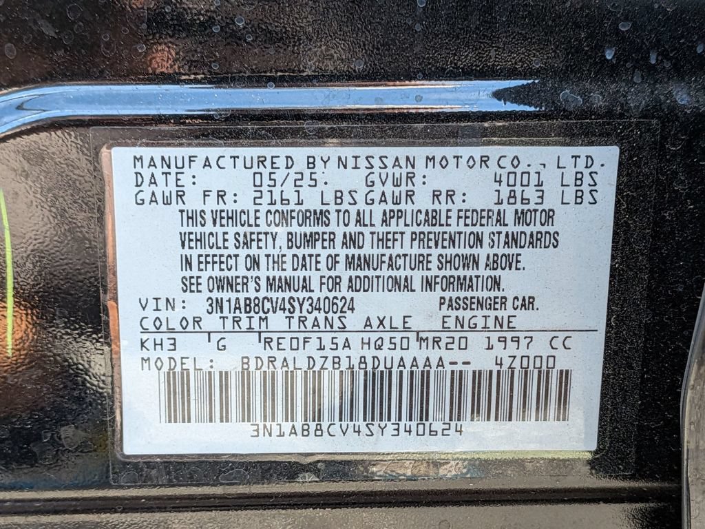 Certified 2025 Nissan Sentra SV w/ All-Weather Package FWD image 33