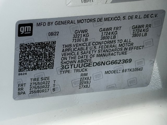 Certified 2022 GMC Sierra 1500 Denali AWD/4WD image 33