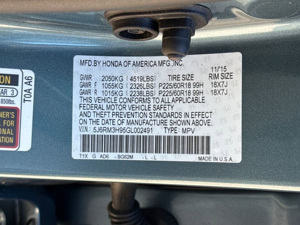 Used 2016 Honda CR-V Touring image 30