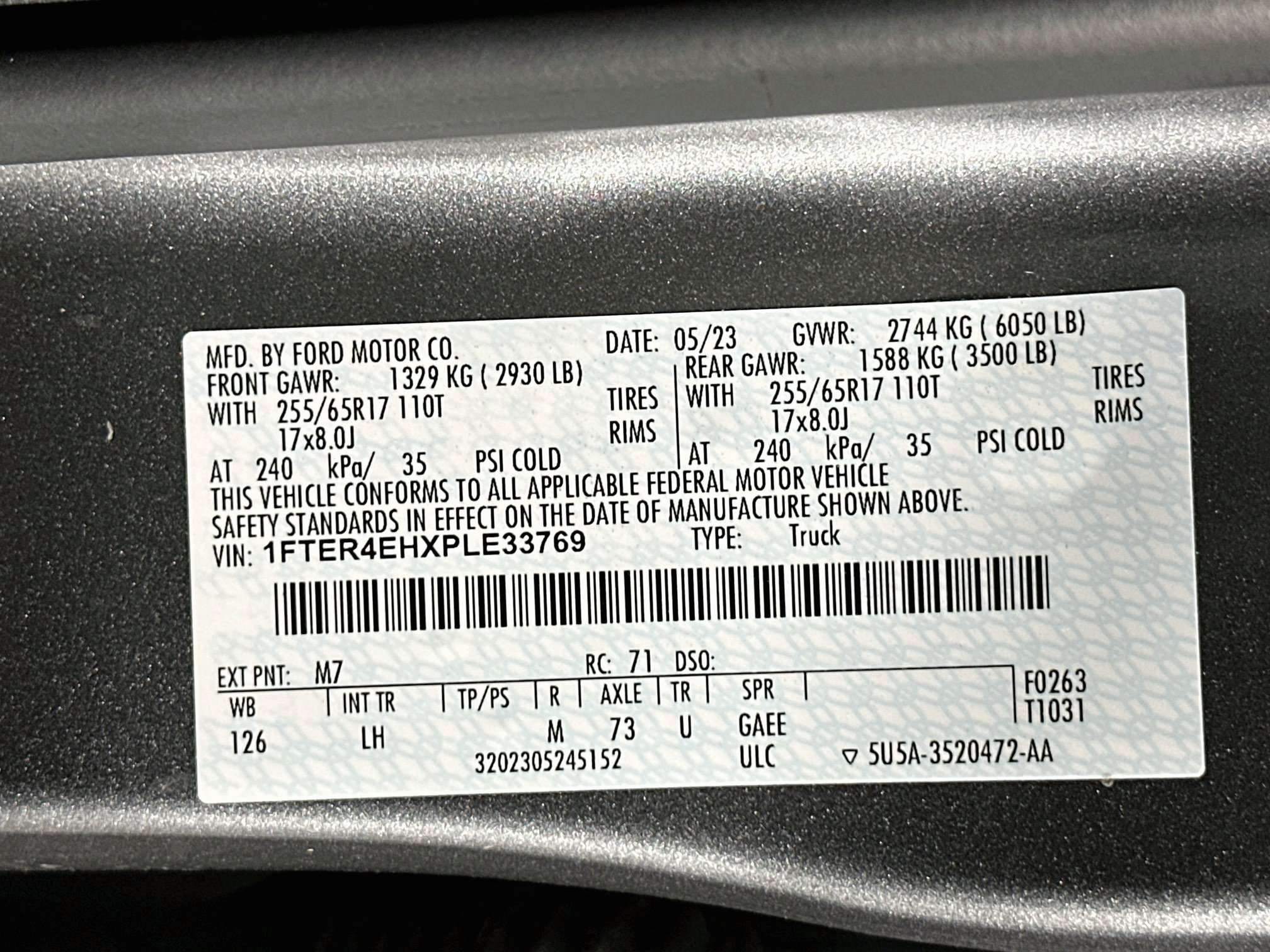 Used 2023 Ford Ranger XLT w/ Equipment Group 301A Mid RWD image 12