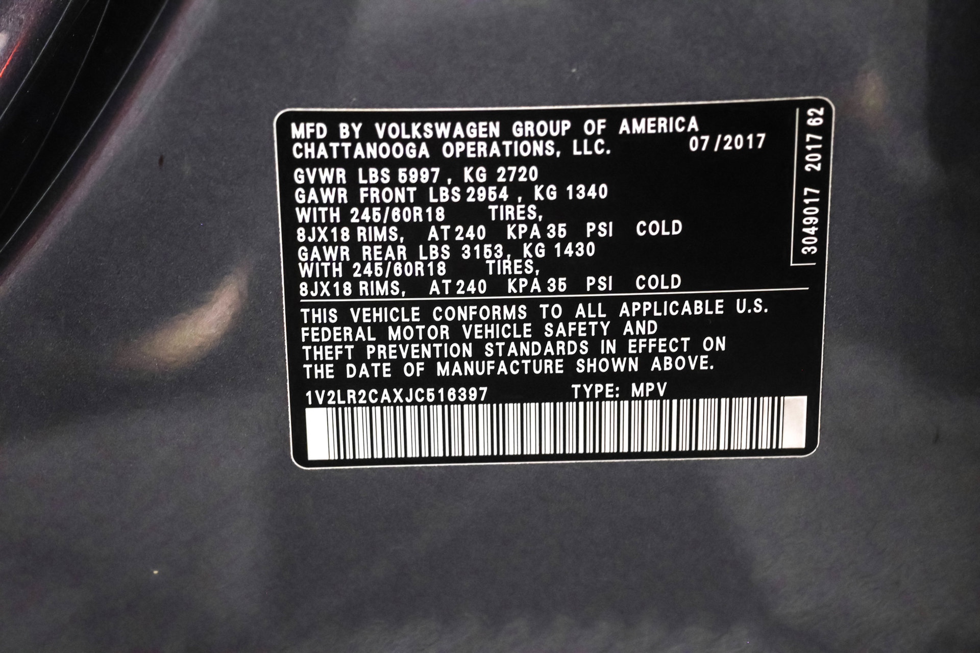 Used 2018 Volkswagen Atlas SE AWD/4WD image 51