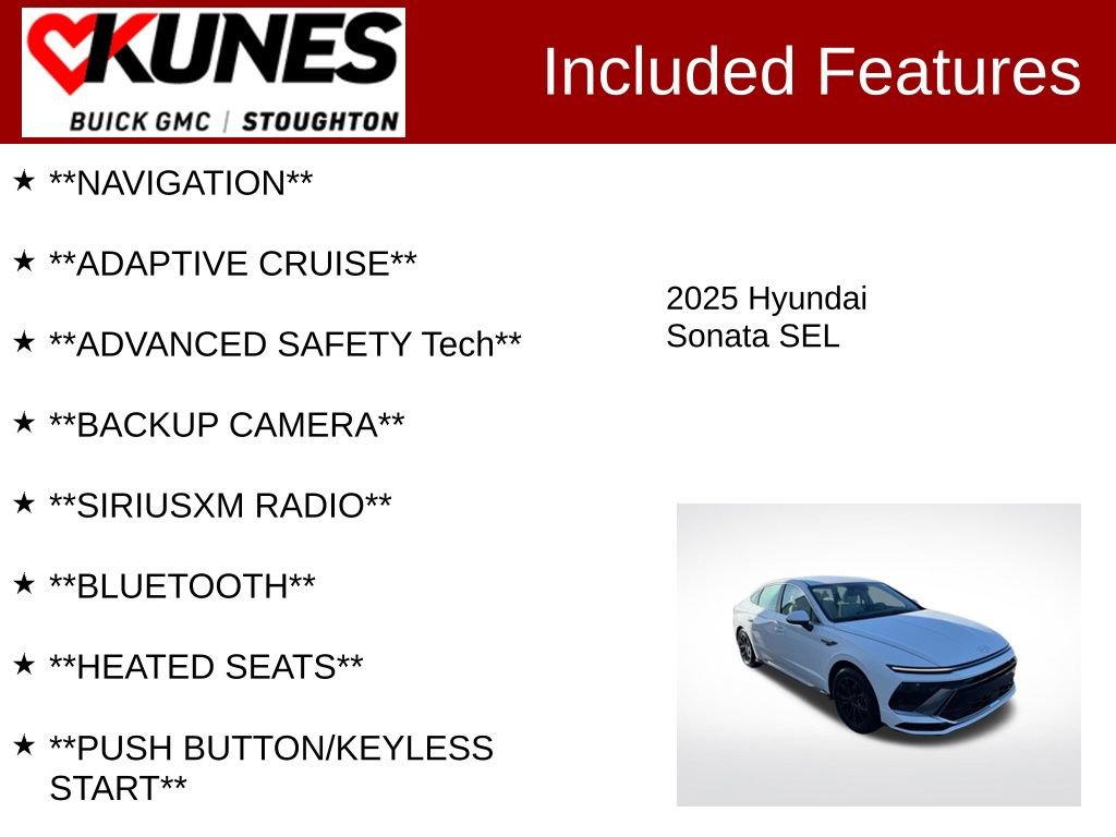 Used 2025 Hyundai Sonata SEL image 2