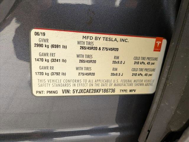 Used 2019 Tesla Model X 75D AWD/4WD image 26