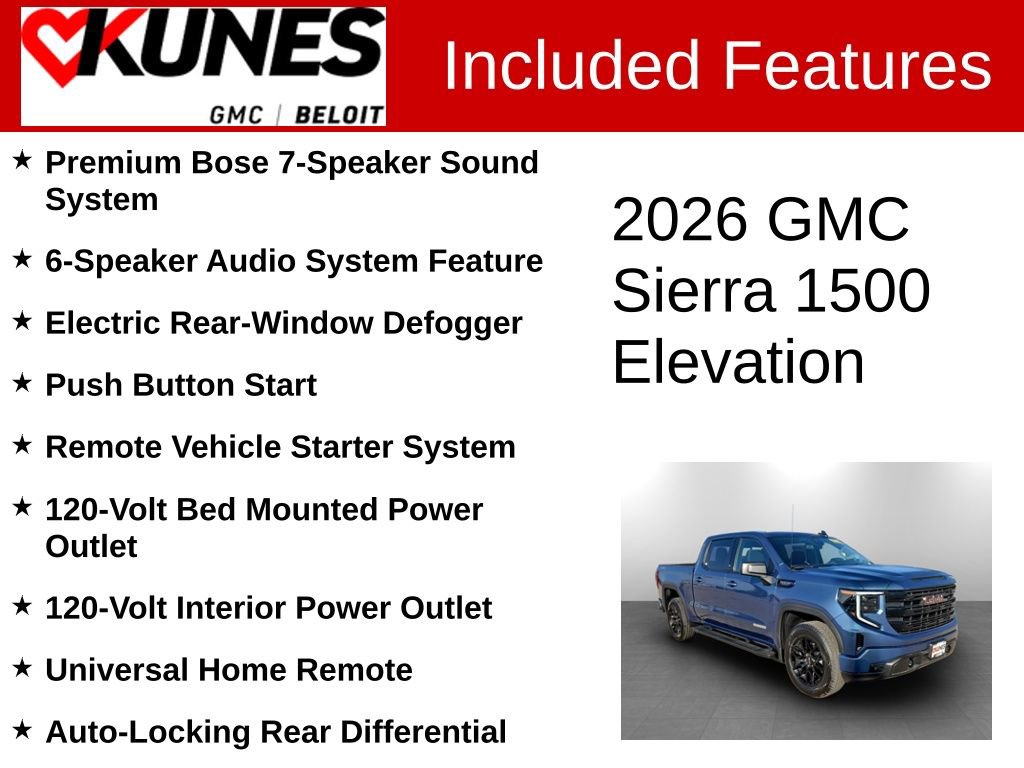 New 2026 GMC Sierra 1500 Elevation w/ Preferred Package image 3