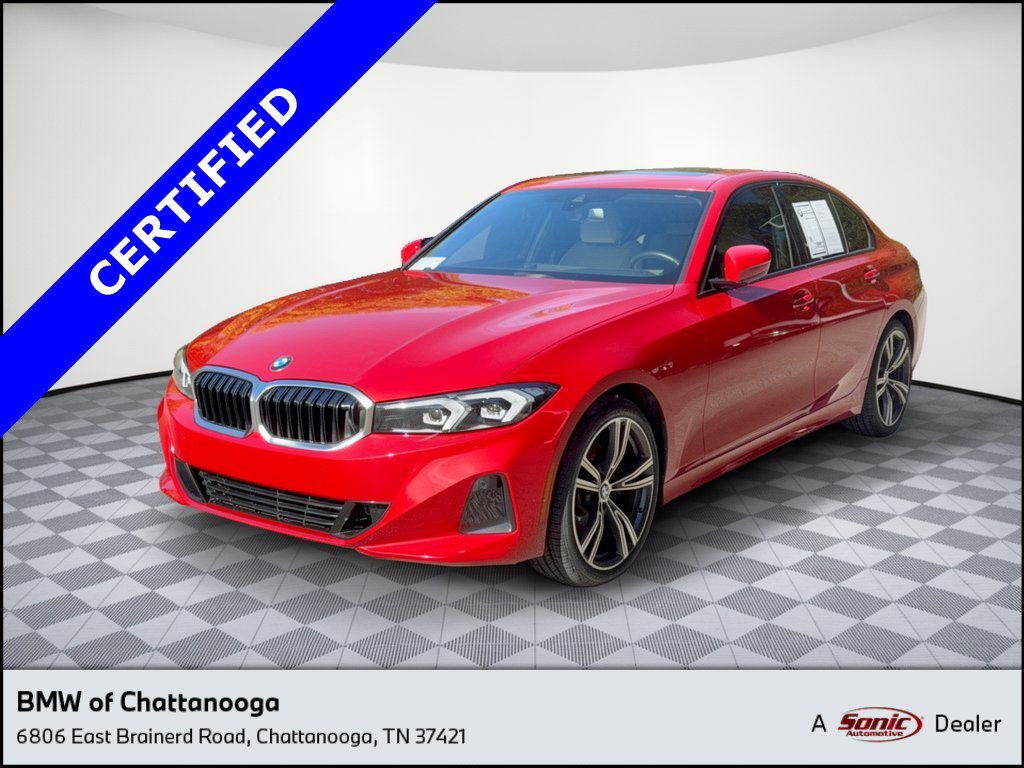 Certified 2023 BMW 330i Sedan w/ Driving Assistance Package RWD image 1