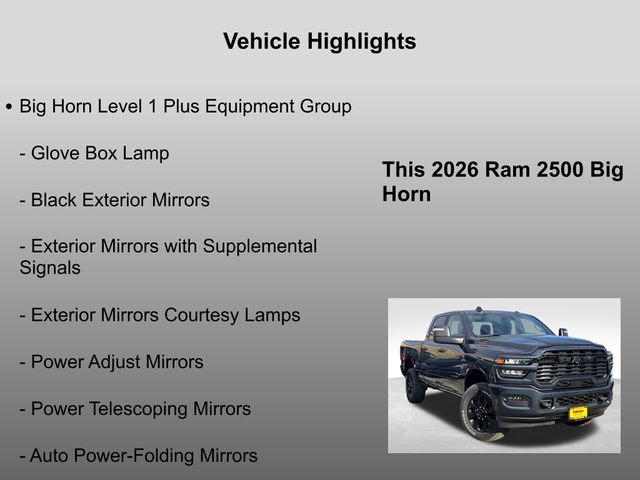 New 2026 RAM 2500 Big Horn image 15