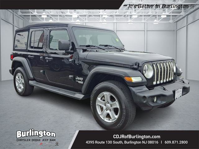 Certified 2019 Jeep Wrangler Unlimited Sport S image 1
