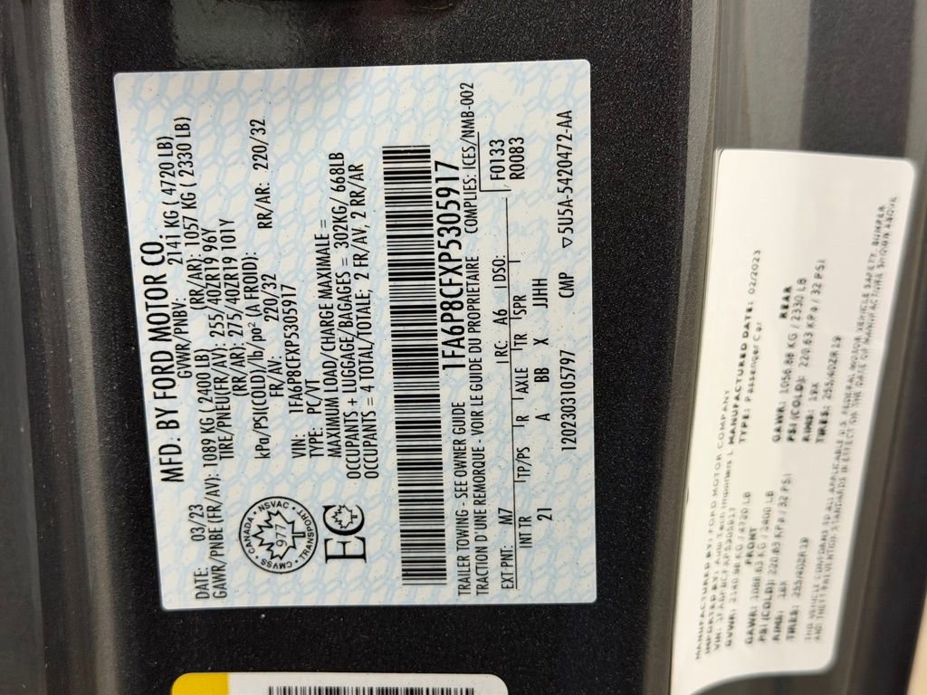 Used 2023 Ford Mustang GT w/ GT Performance Package image 24