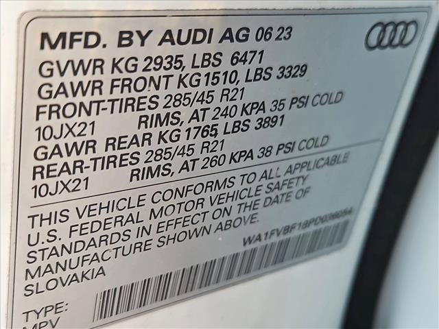 Used 2023 Audi Q8 Prestige AWD/4WD image 29