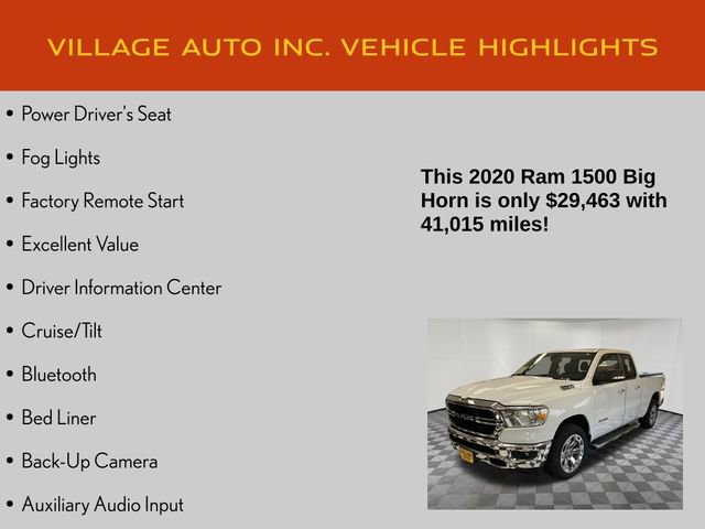 Used 2020 RAM 1500 Big Horn AWD/4WD image 14