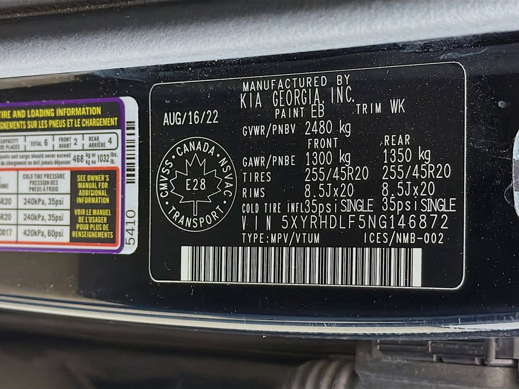 Used 2022 Kia Sorento X-Line EX AWD/4WD image 46
