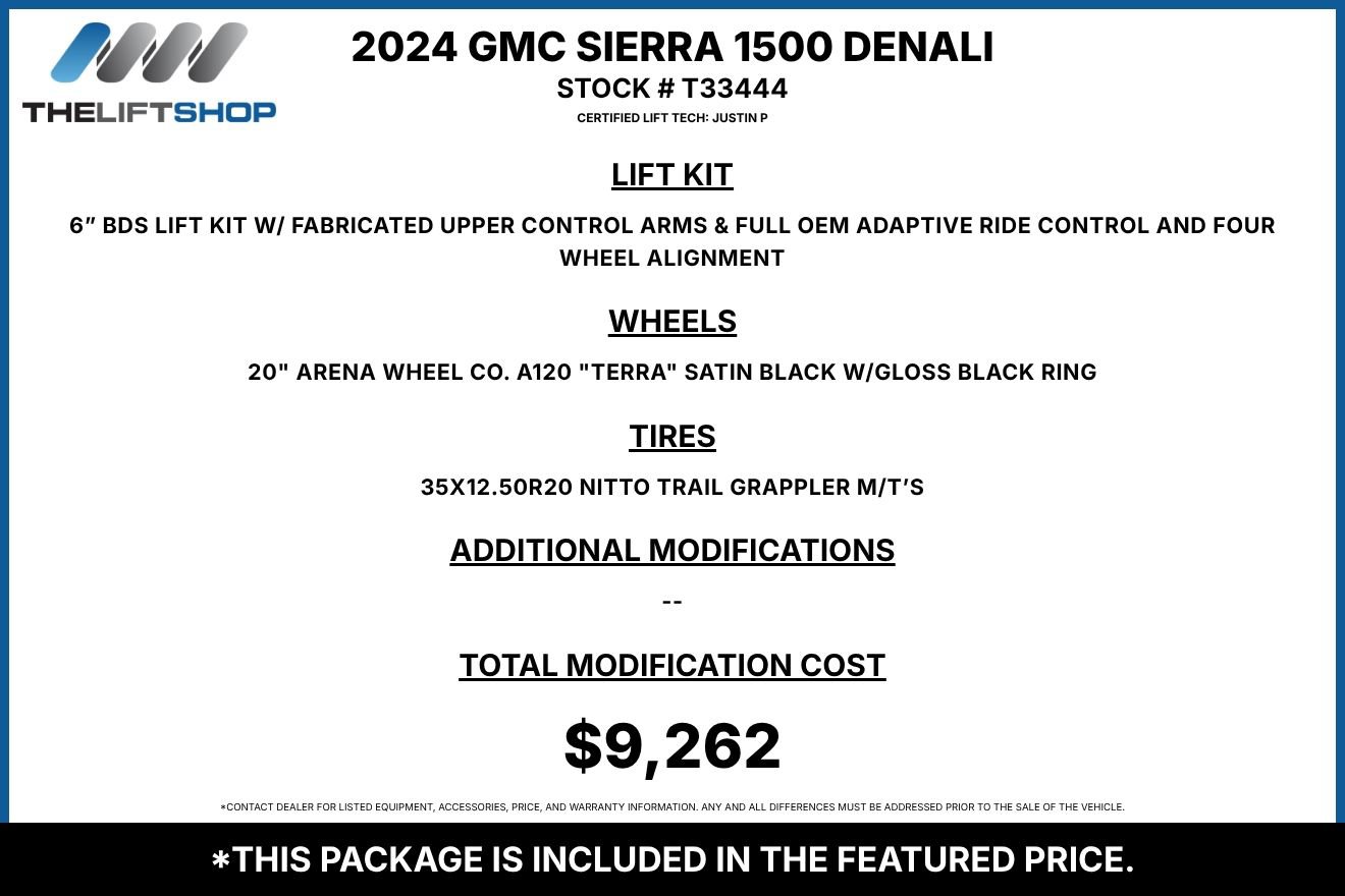 Used 2024 GMC Sierra 1500 Denali w/ Technology Package AWD/4WD image 2