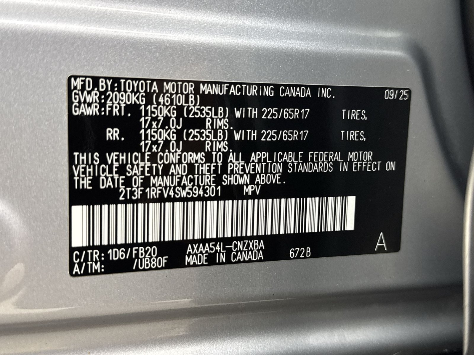 Used 2025 Toyota RAV4 LE AWD/4WD image 41