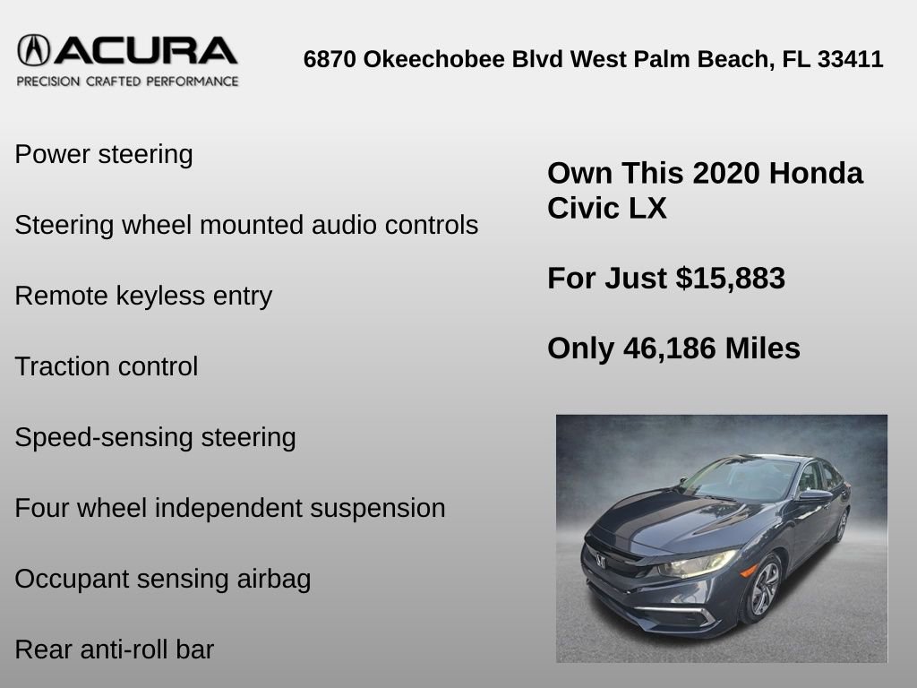 Used 2020 Honda Civic LX image 12