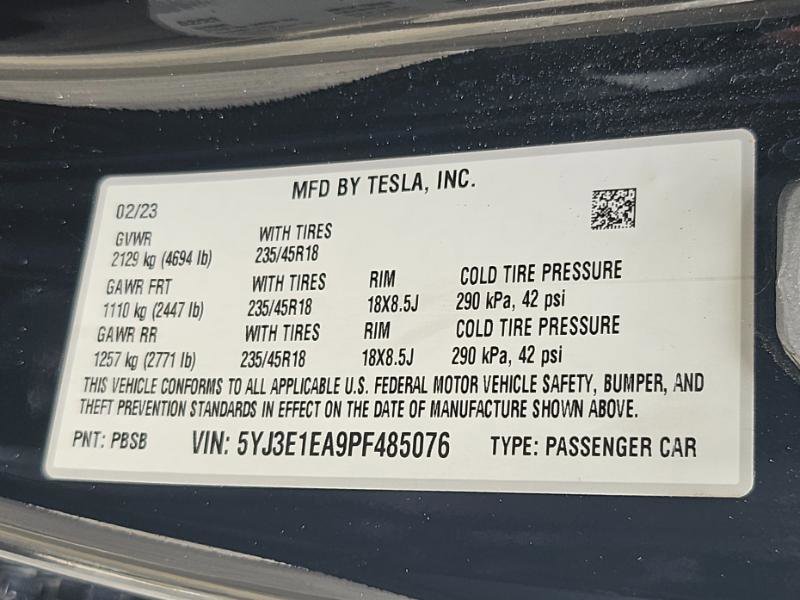 Used 2023 Tesla Model 3 Standard Range RWD image 34