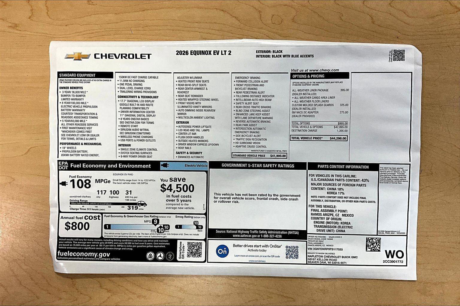 New 2026 Chevrolet Equinox EV LT image 13