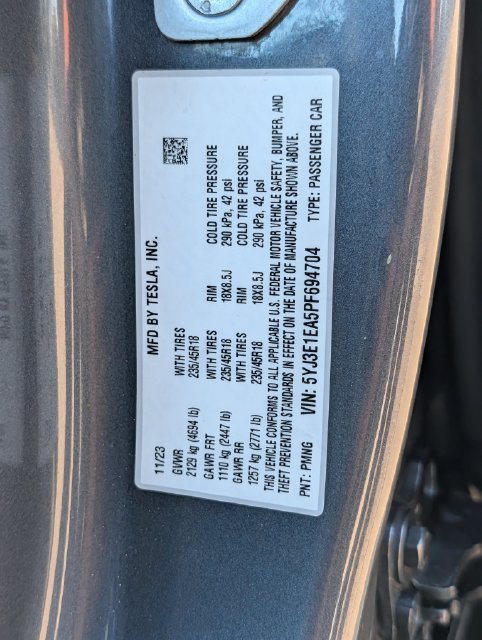 Used 2023 Tesla Model 3 Standard Range RWD image 24