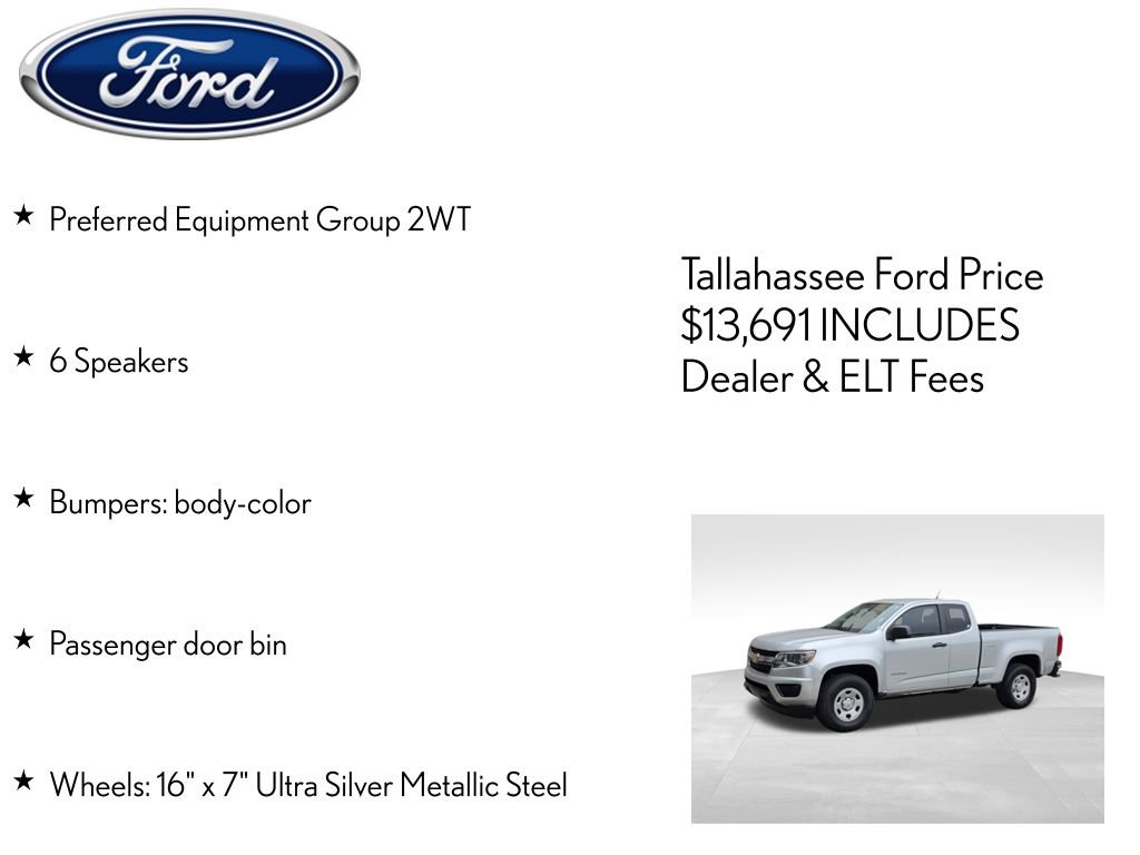 Used 2018 Chevrolet Colorado W/T RWD image 4