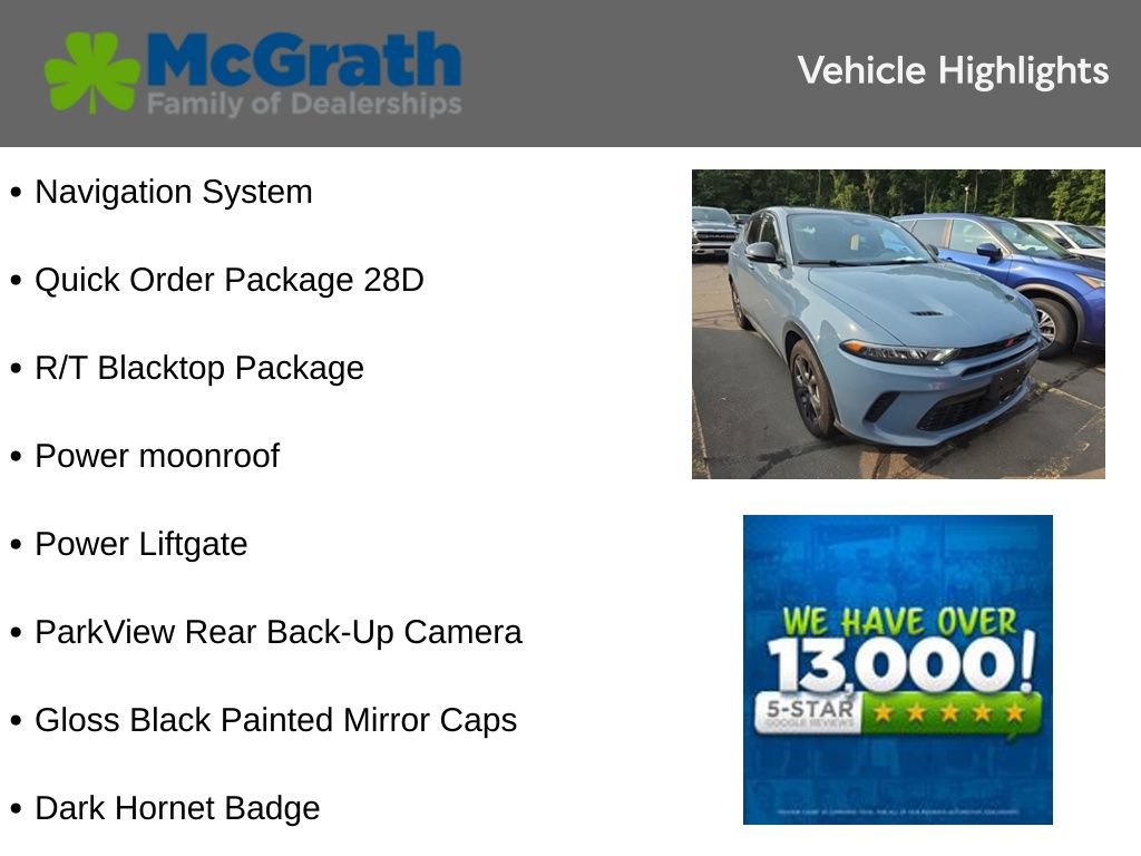 Used 2024 Dodge Hornet R/T Plus w/ R/T Blacktop Package AWD/4WD image 3
