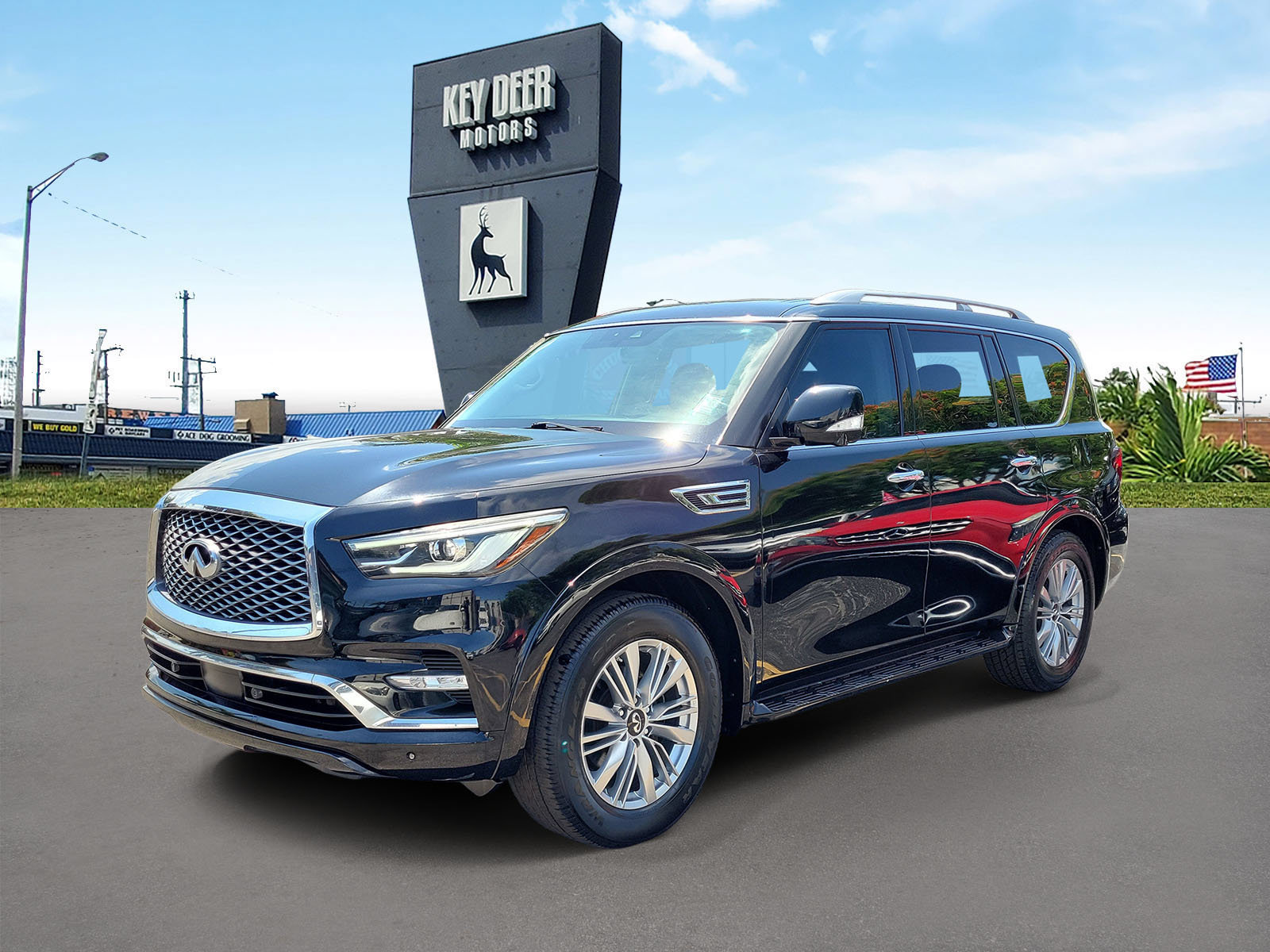 Used 2020 INFINITI QX80 Luxe w/ Proassist Package RWD image 1