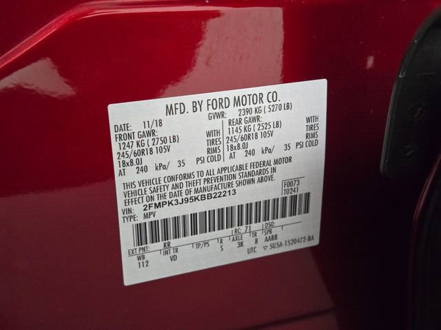 Used 2019 Ford Edge SEL w/ Equipment Group 201A FWD image 30