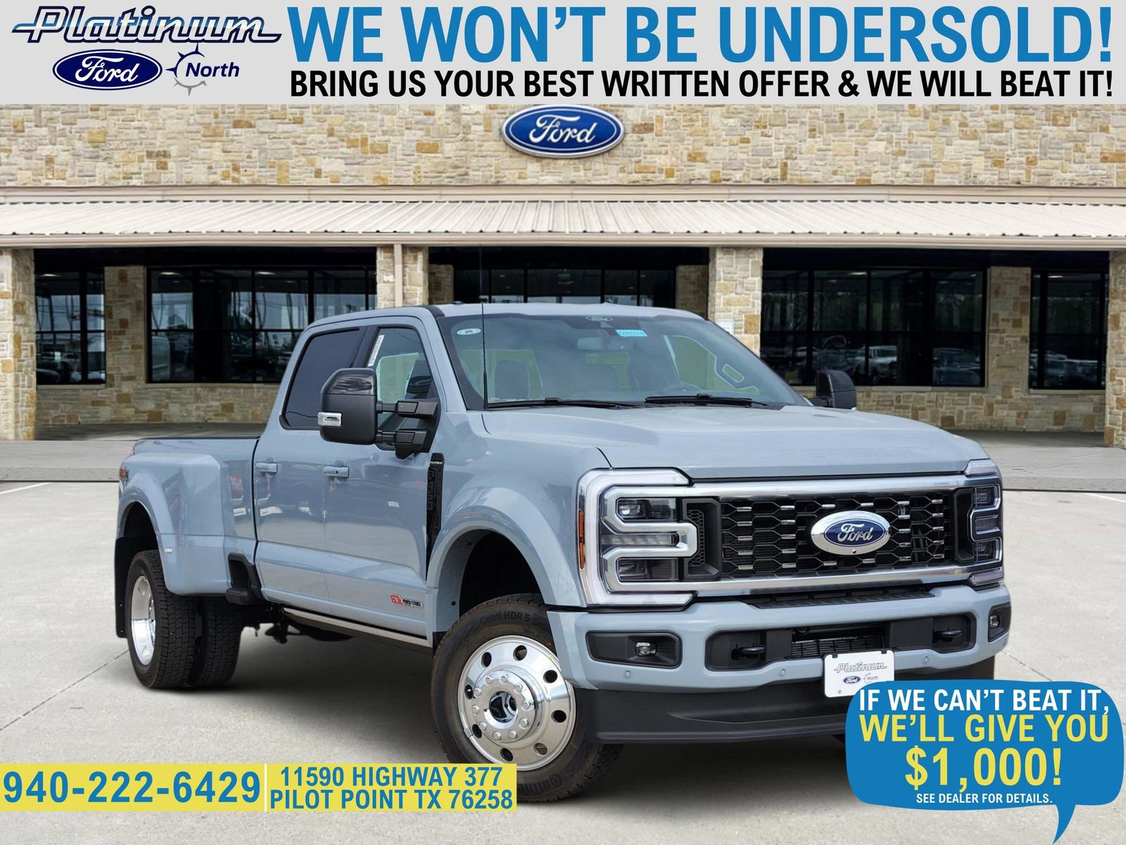 New 2026 Ford F450 Platinum w/ FX4 Off-Road Package