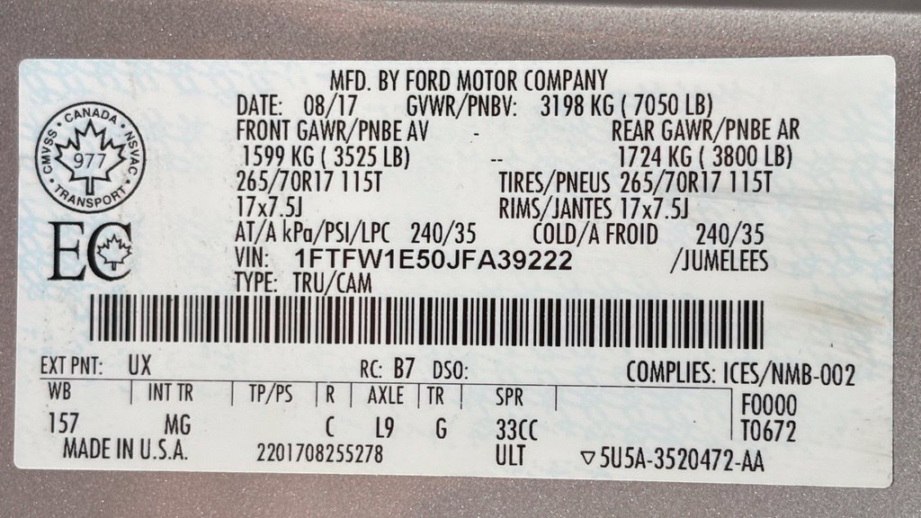 Used 2018 Ford F150 XLT w/ Trailer Tow Package AWD/4WD image 49