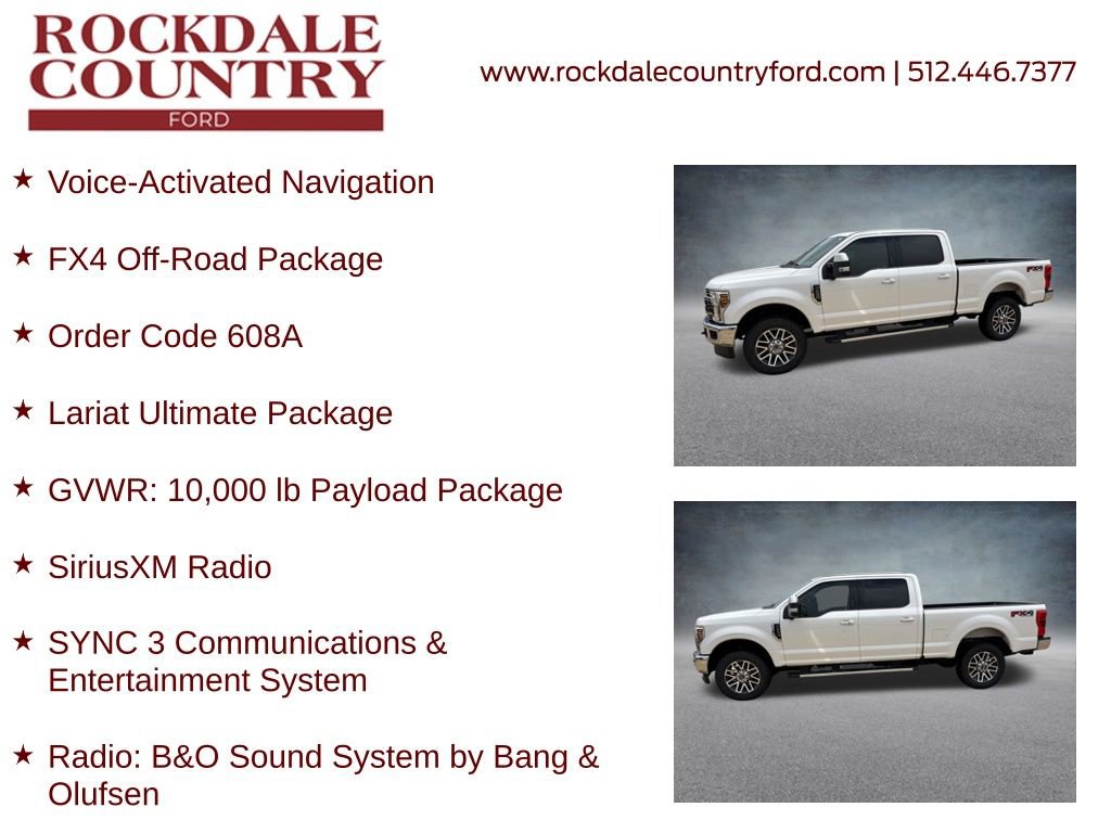 Used 2019 Ford F250 Lariat w/ Lariat Ultimate Package AWD/4WD image 7