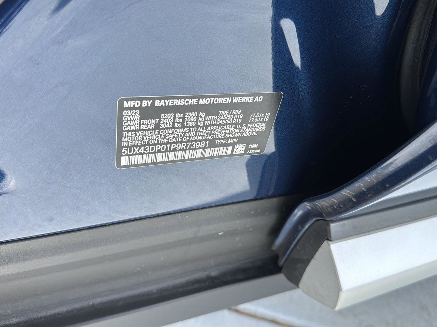 Certified 2023 BMW X3 sDrive30i w/ Premium Package image 39