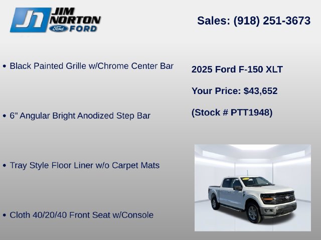 Used 2025 Ford F150 XLT w/ Equipment Group 301A Standard AWD/4WD image 27