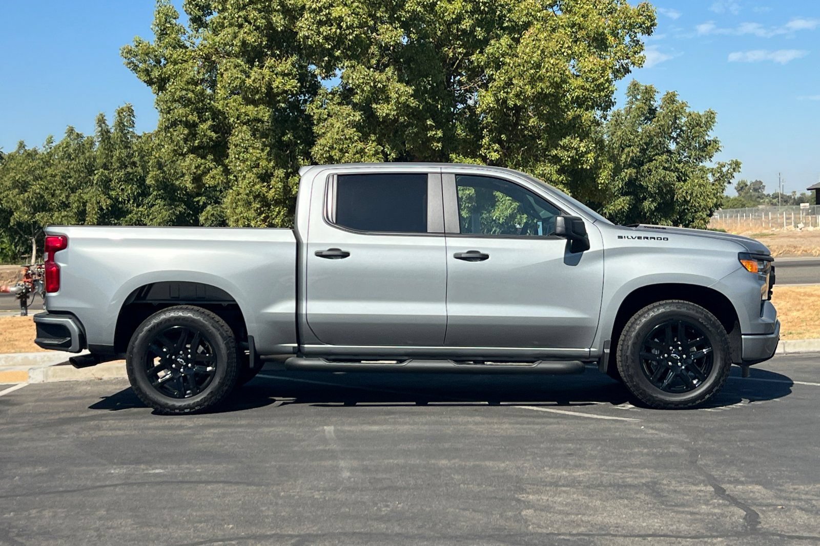New 2026 Chevrolet Silverado 1500 Custom w/ Turbomax Blackout Package RWD image 3