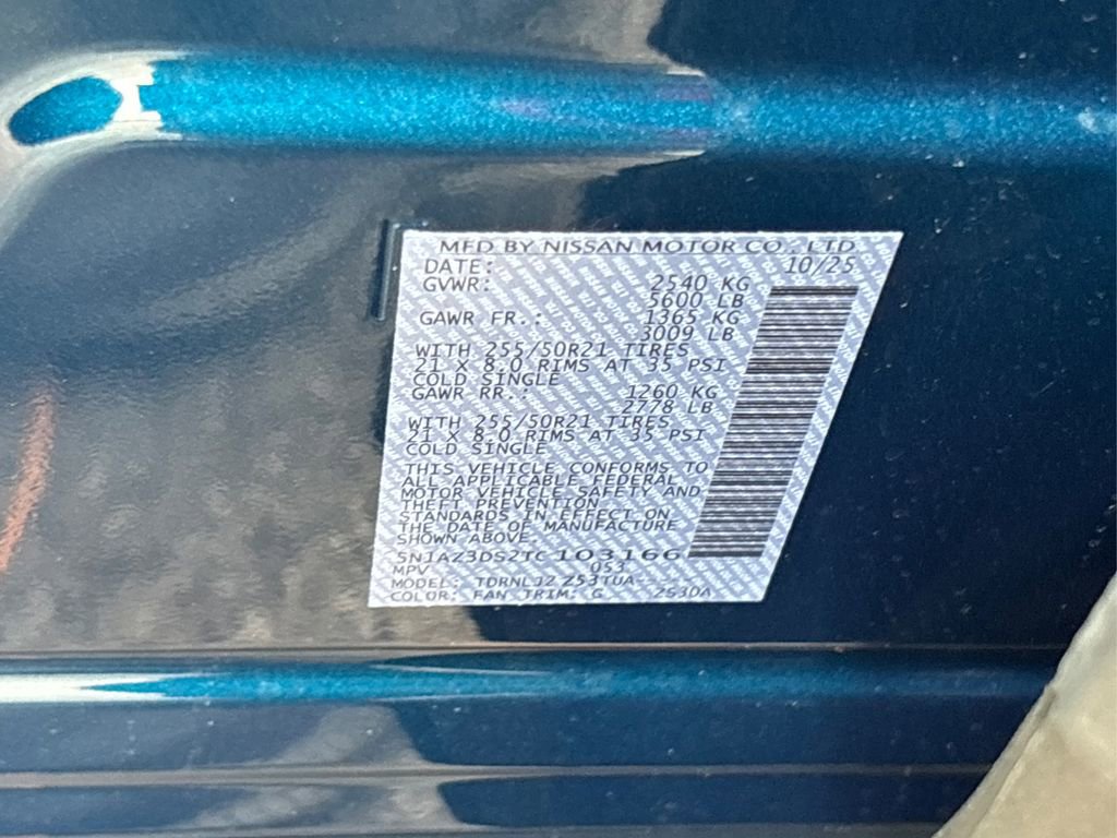 New 2026 Nissan Murano Platinum w/ Cargo Package image 15