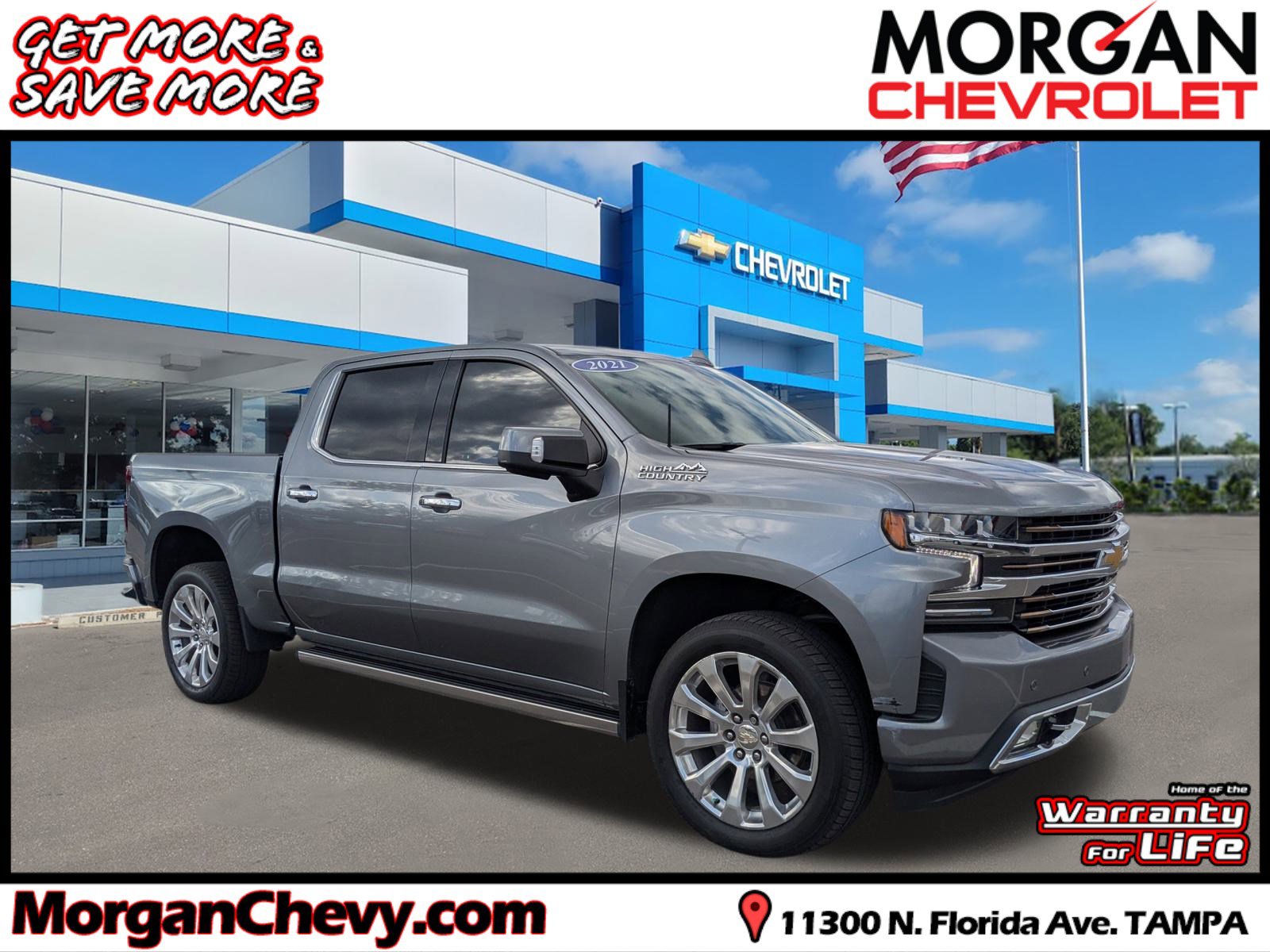 Used 2021 Chevrolet Silverado 1500 High Country image 1