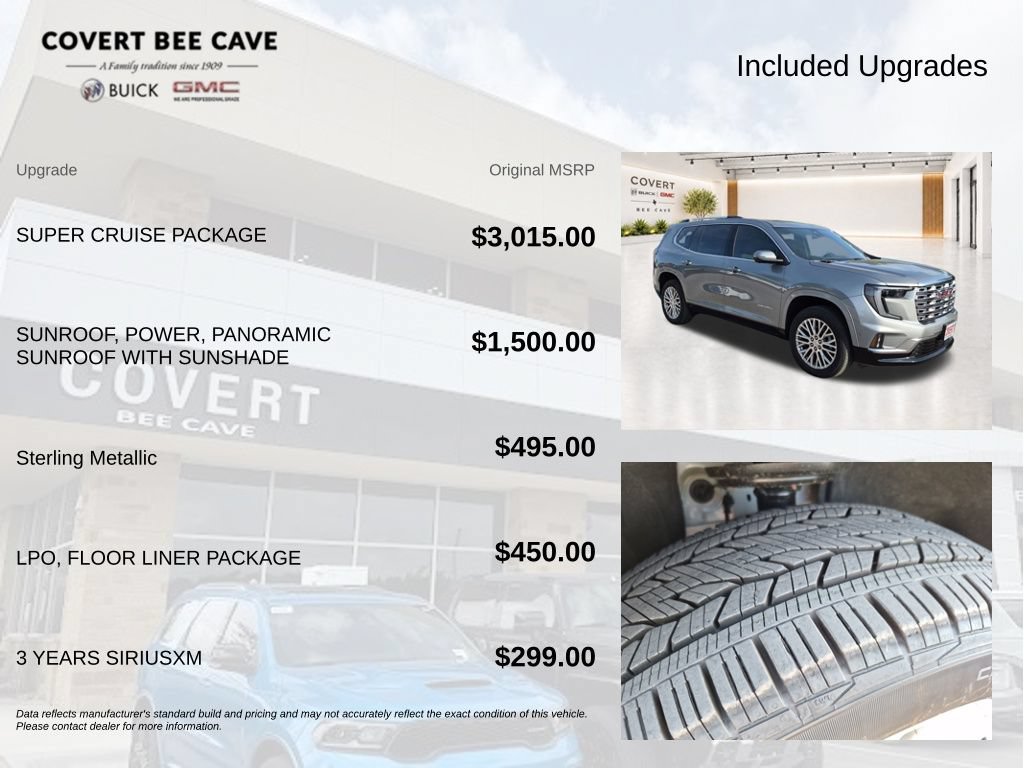 New 2026 GMC Acadia Denali w/ Super Cruise Package FWD image 8