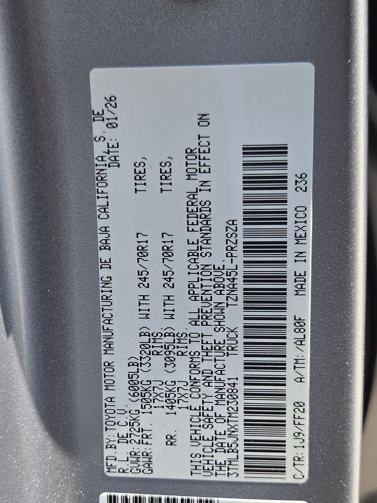 Used 2026 Toyota Tacoma SR5 AWD/4WD image 30