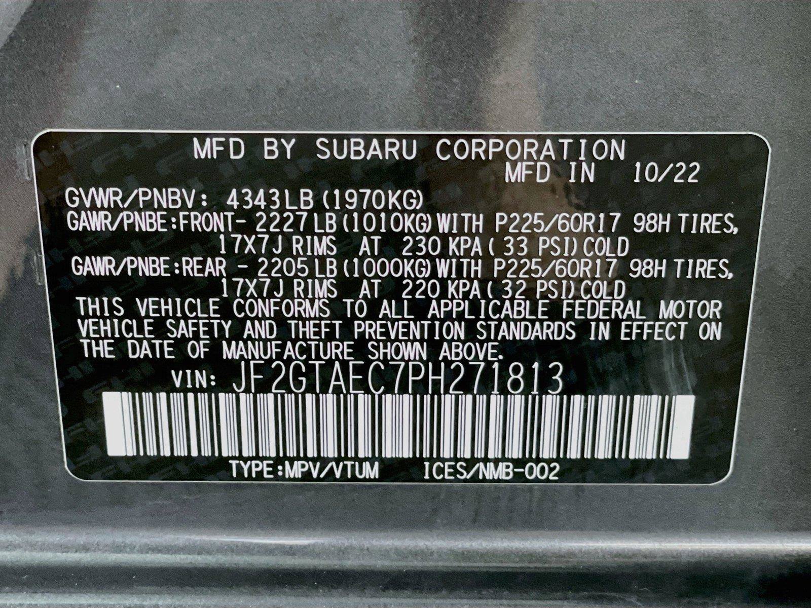 Used 2023 Subaru Crosstrek 2.0i Premium AWD/4WD image 34