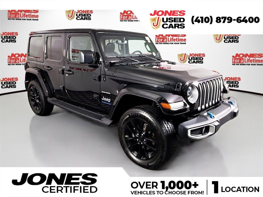 Used 2023 Jeep Wrangler Unlimited Sahara w/ Cold Weather Group AWD/4WD image 1