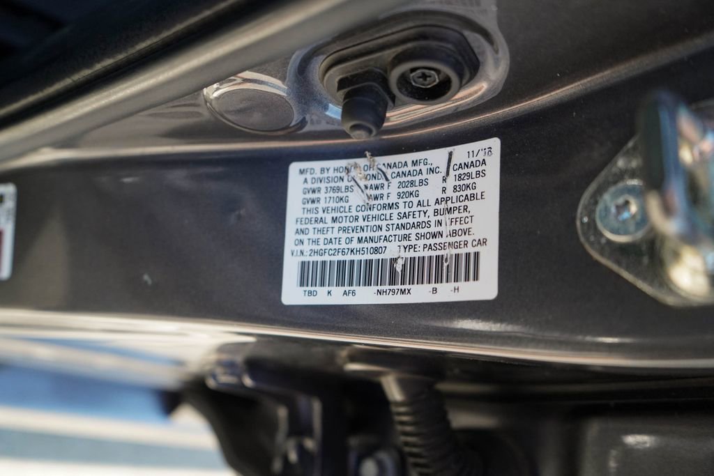 Used 2019 Honda Civic LX image 35