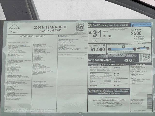New 2026 Nissan Rogue Platinum image 16