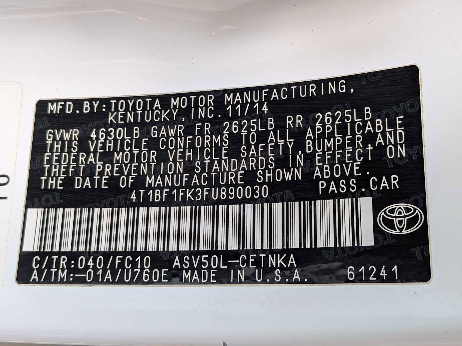 Used 2015 Toyota Camry LE FWD image 32