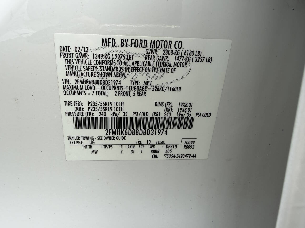 Used 2013 Ford Flex Limited image 10