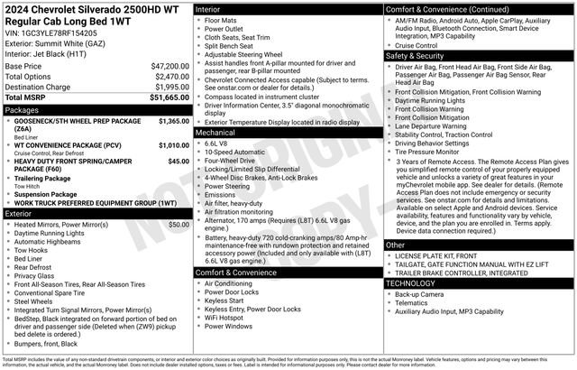 Used 2024 Chevrolet Silverado 2500 W/T AWD/4WD image 5