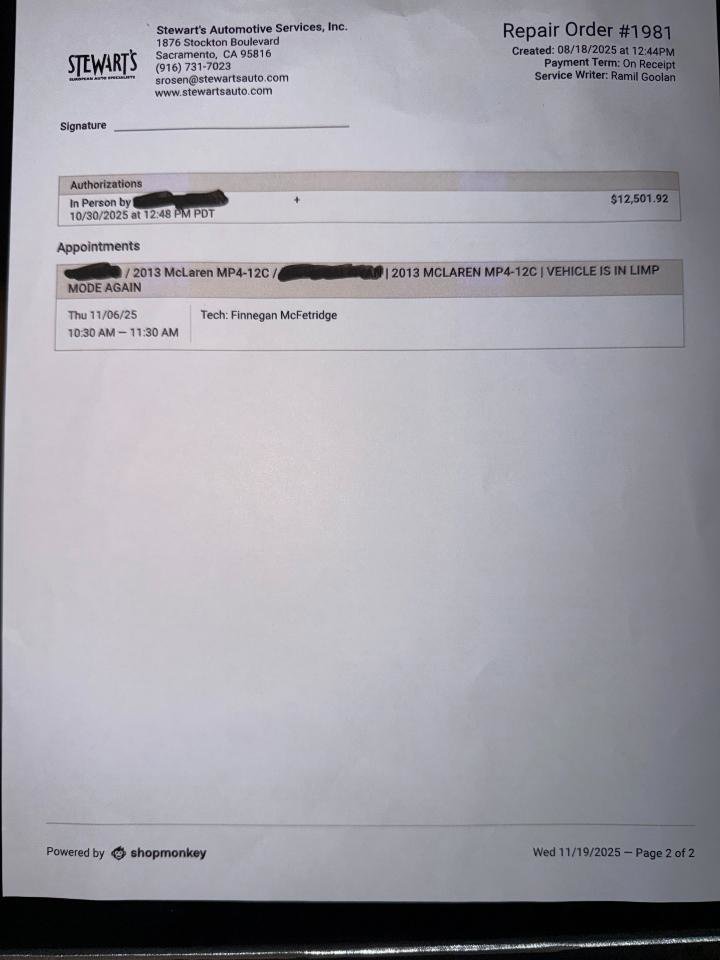 Used 2013 McLaren MP4-12C Spider image 60